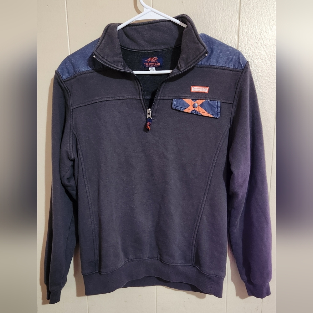 Auburn Tigers Tigerwear Collection Mens Quarter-Zip Pullover Size Meduim